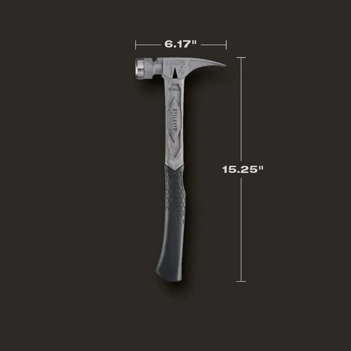 STILETTO® TIBONE™ 14oz Smooth/Curved Titanium Framing Hammer