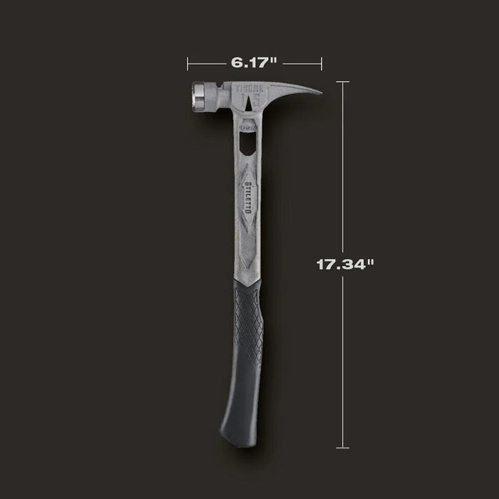 STILETTO® TIBONE™ 15oz Milled/Curved Titanium Framing Hammer