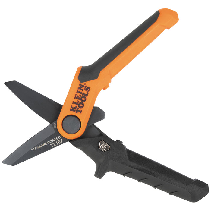 Compact Titanium-Coated Utility Shears, 7-Inch