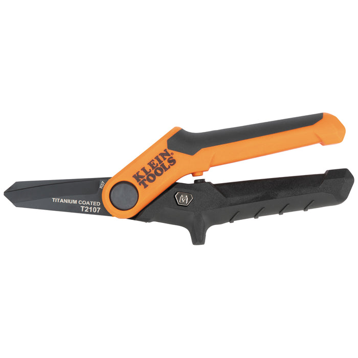 Compact Titanium-Coated Utility Shears, 7-Inch