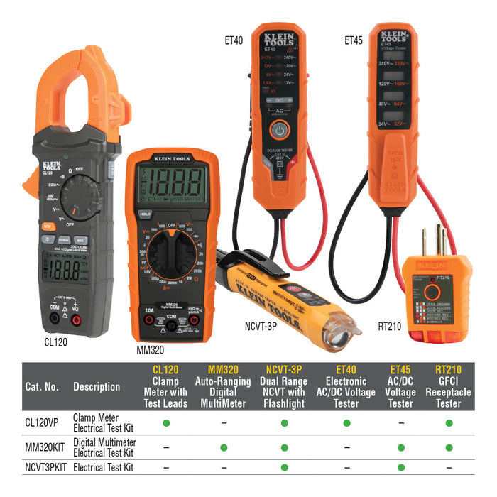 Digital Multimeter Electrical Test Kit