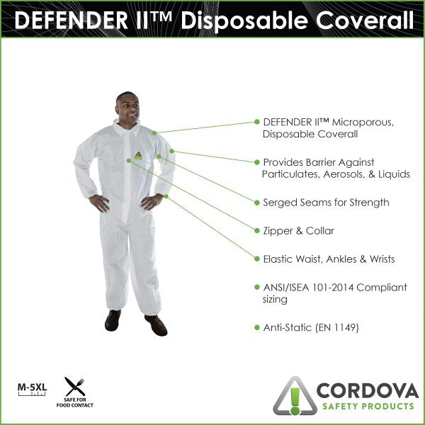 DEFENDER II™, Coverall: 2 XLarge