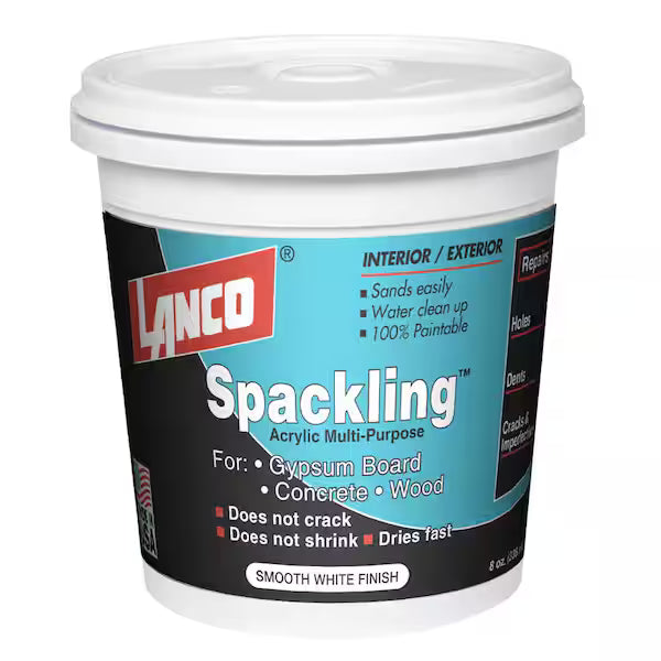 Lanco 8 oz.. Vinyl Acrylic Spackle