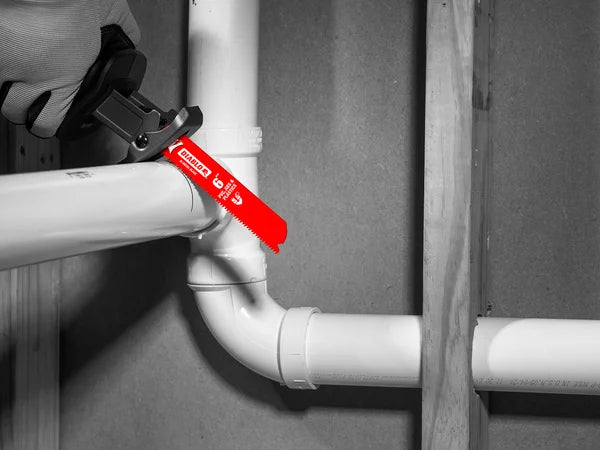 6" 11TPI Bi-Metal Reciprocating Saw Blade for PVC, ABS, and Plastics (5-pk)